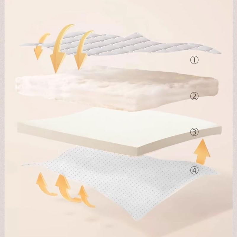 Luxury Japanese Futon Mattress 135x200cm Foldable Floor Bed Tatami