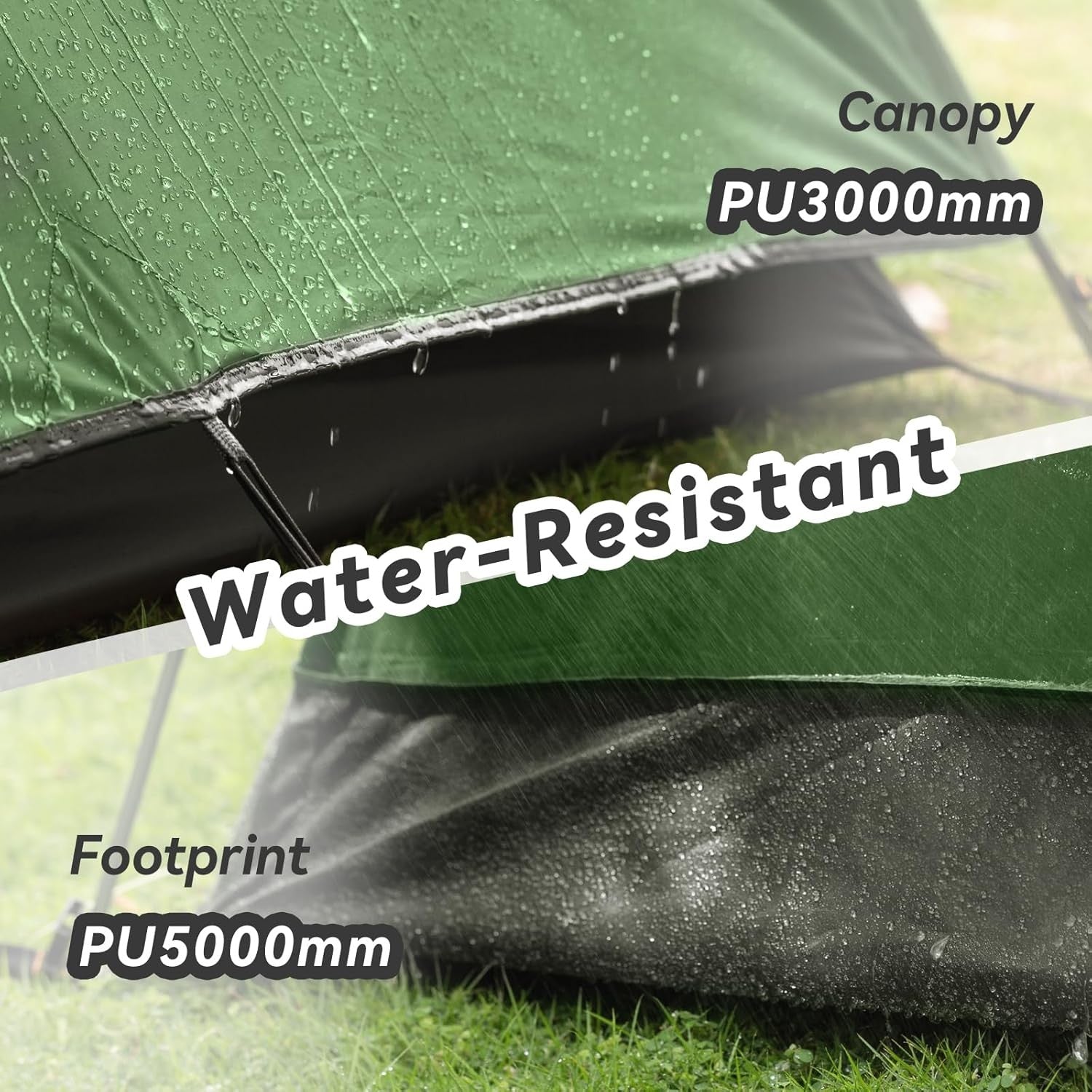 2 Man Camping Dome Tent PU3000mm Waterproof Lightweight