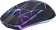 Wireless Gaming Mouse RGB Rechargeable 1600 DPI 2.4G USB Silent PC Laptop