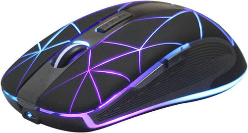 Wireless Gaming Mouse RGB Rechargeable 1600 DPI 2.4G USB Silent PC Laptop