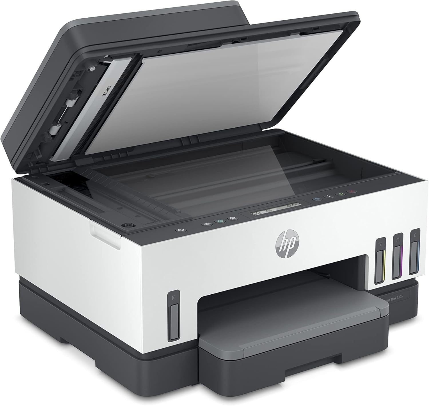 All-In-One Grey Wireless Printer Duplex Feeder Scan Copy Fax Home Office