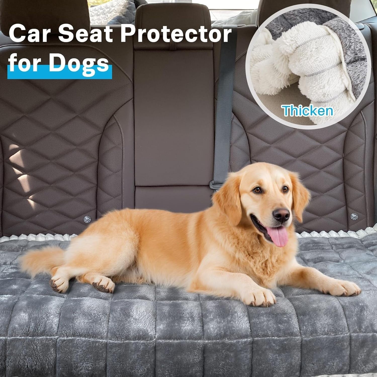 Dog Car Back Seat Bed Mat Non Slip Pet Travel Cover 138x63cm