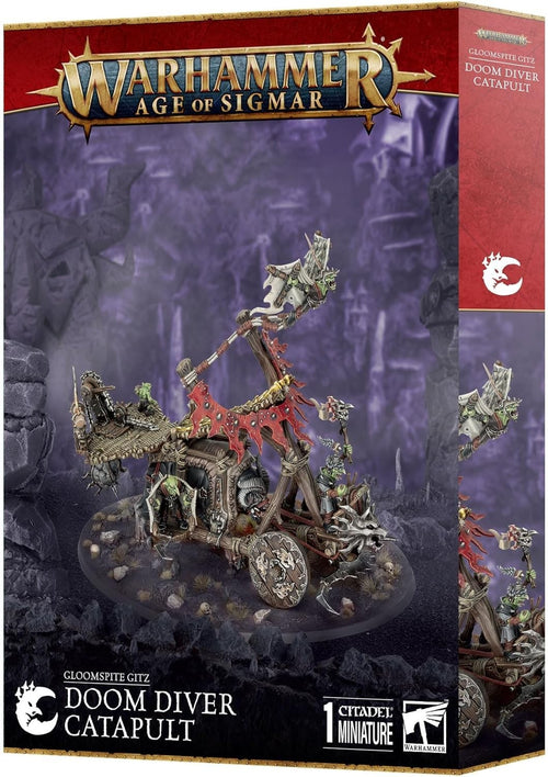 Gloomspite Gitz Doom Diver Catapult Plastic Model Kit Age of Sigmar
