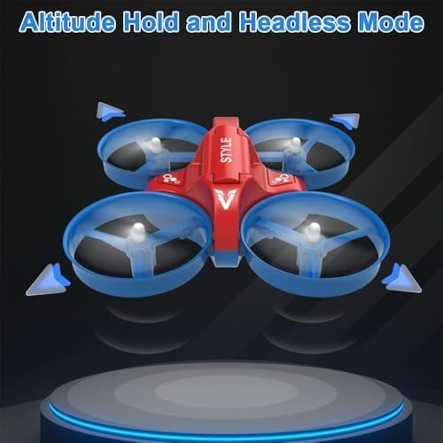 OBEST 3-in-1 RC Drone, Car & Boat Toy for Kids, 360° Roll, Air Pressure Control