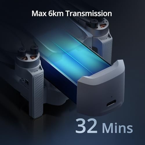 4K Drone w/ 3-Axis Gimbal 6KM Range 32Min Flight Auto Return Visual Tracking