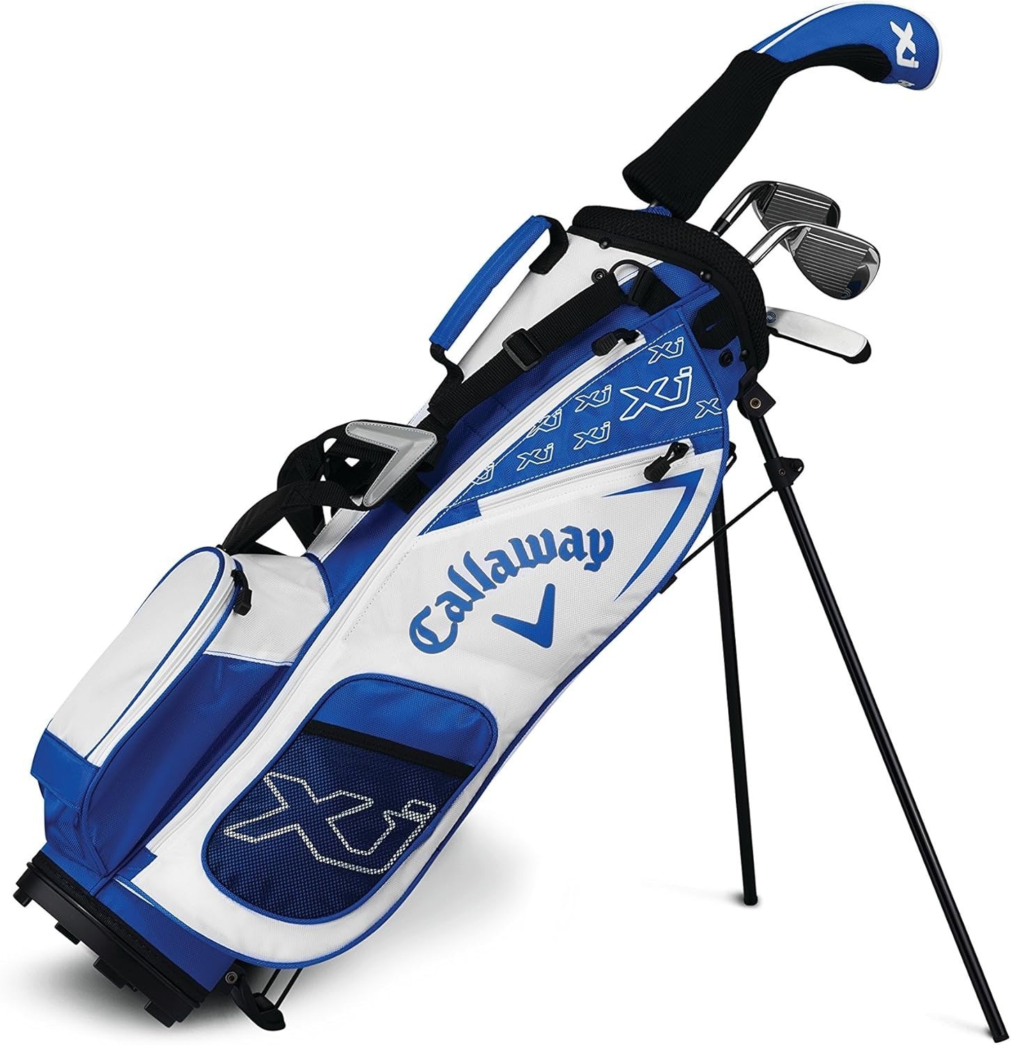Left Hand Junior Golf Club Set Kids Fairway Iron Putter Lightweight Bag