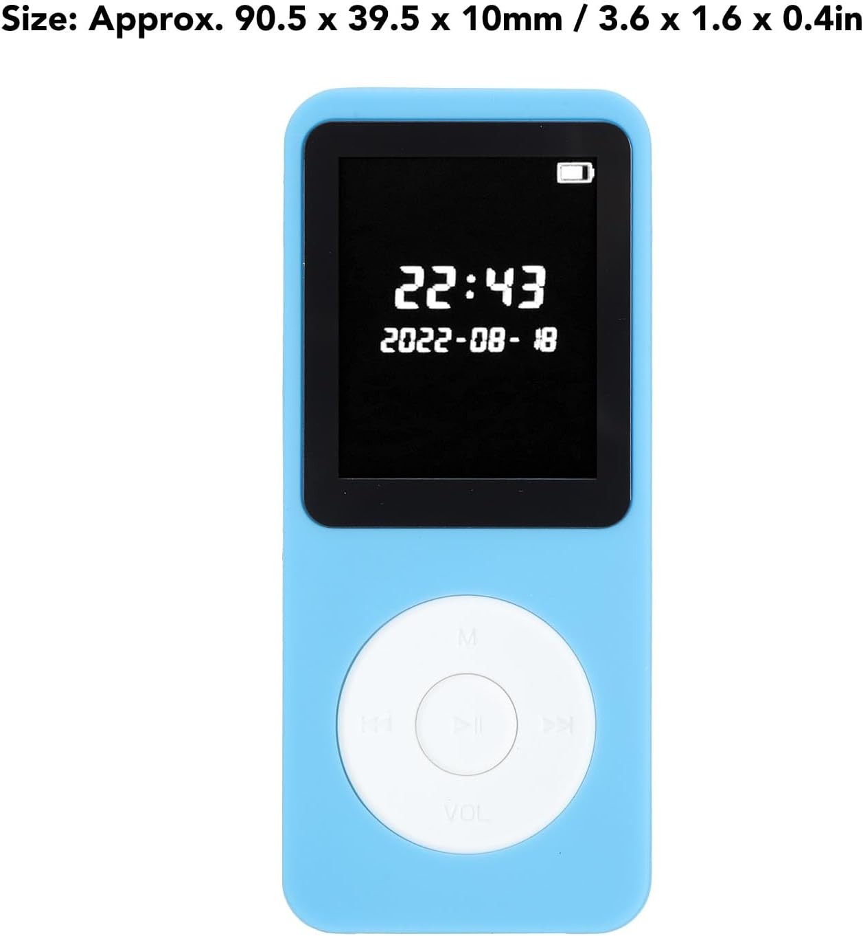 Bluetooth 5.0 8GB 1.77″ LCD MP3 Player for Kids w/ FM Radio & Recorder