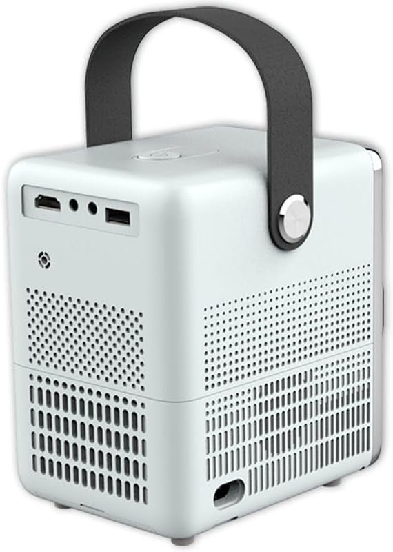Compact Projector 2500 Lumens Portable WiFi HDMI USB Built-In Speaker