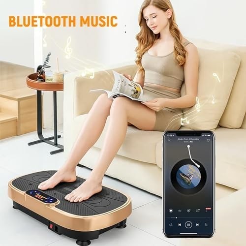 Bluetooth Vibration Fitness Platform 120 Intensity Levels Quiet Home