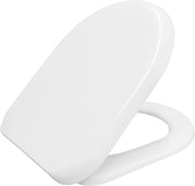 White Toilet Seat Sanremo Soft Close Scratch Resistant Durolux
