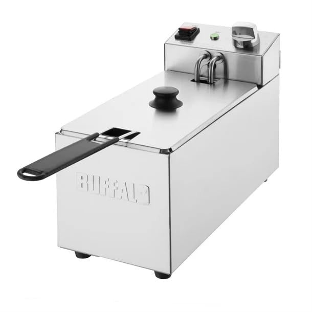 Commercial Deep Fat Fryer 3L 2000W Stainless Steel Countertop Basket