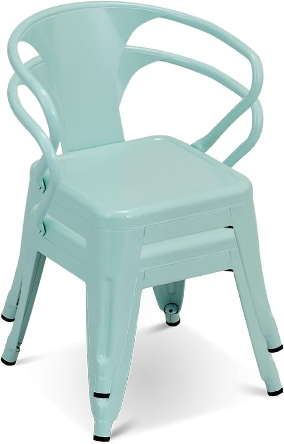 Kids Table and 2 Chairs Set Metal Study Activity Desk for Drawing Play