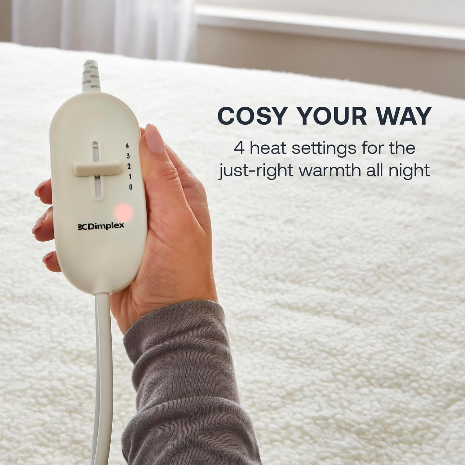 Electric Heated Under Blanket Double Bed Machine Washable Energy Saving