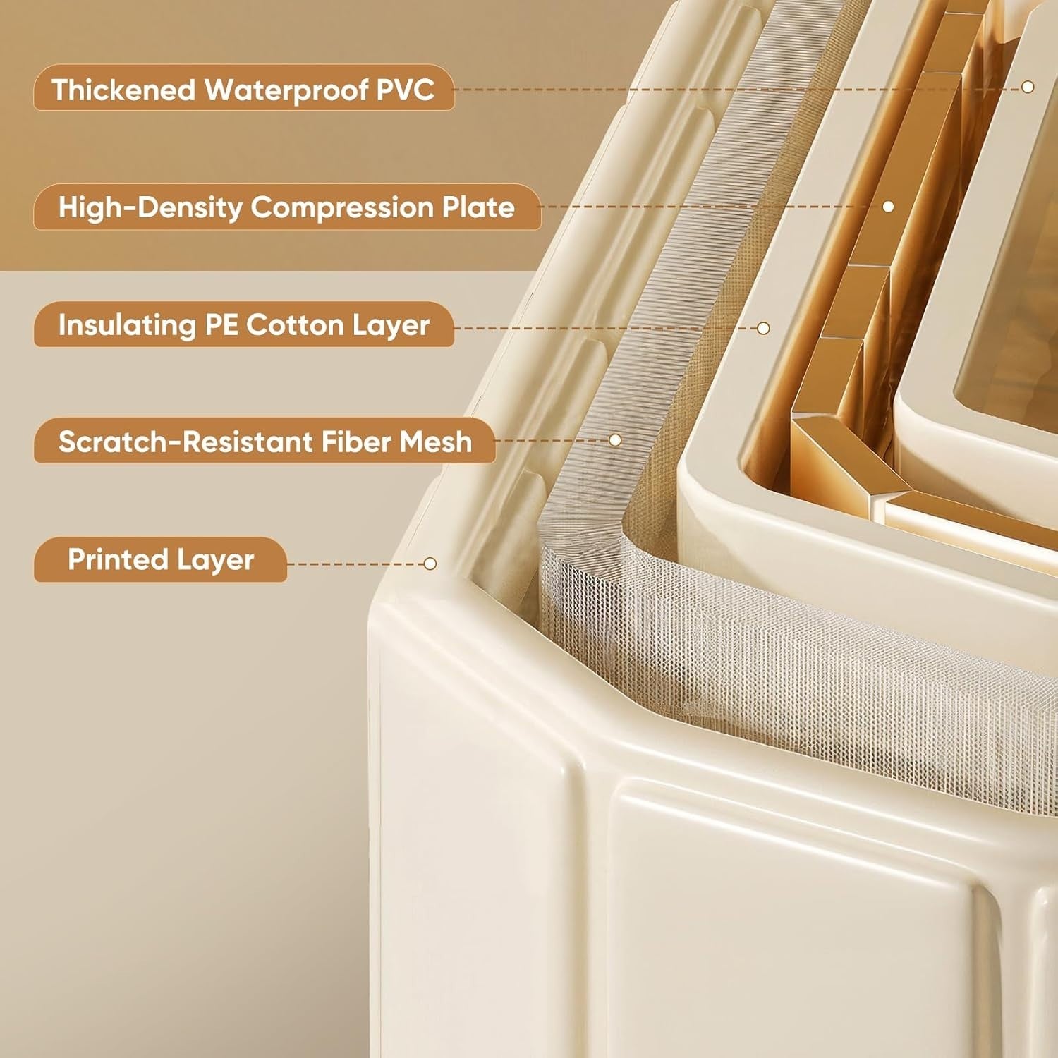 Portable Foldable Bathtub 150x55x50cm with Cover & 2 Drain Pipes | Ice Bath Tub
