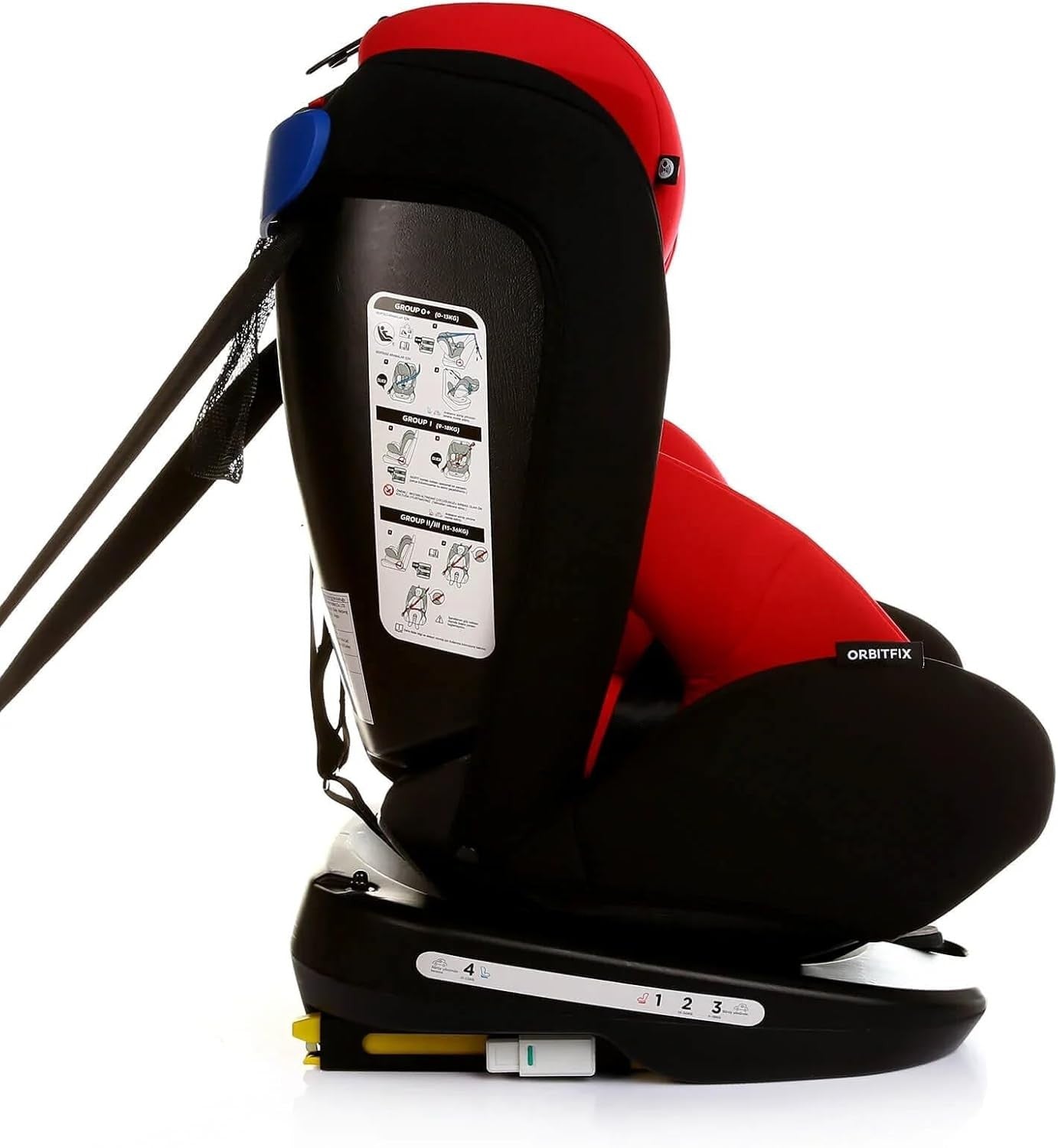 360° Rotating i-Size Car ISOFIX 0–36kg Birth to 12 Years R129