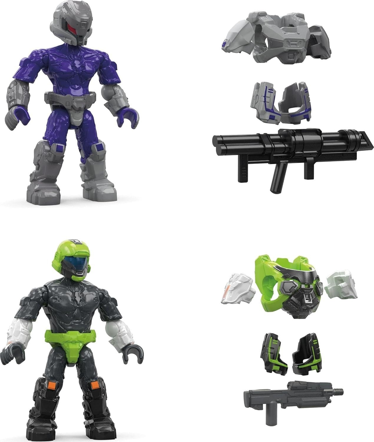 Halo Arctic Burn Wasp Building Toy – 342 Piece Set with 2 Figures