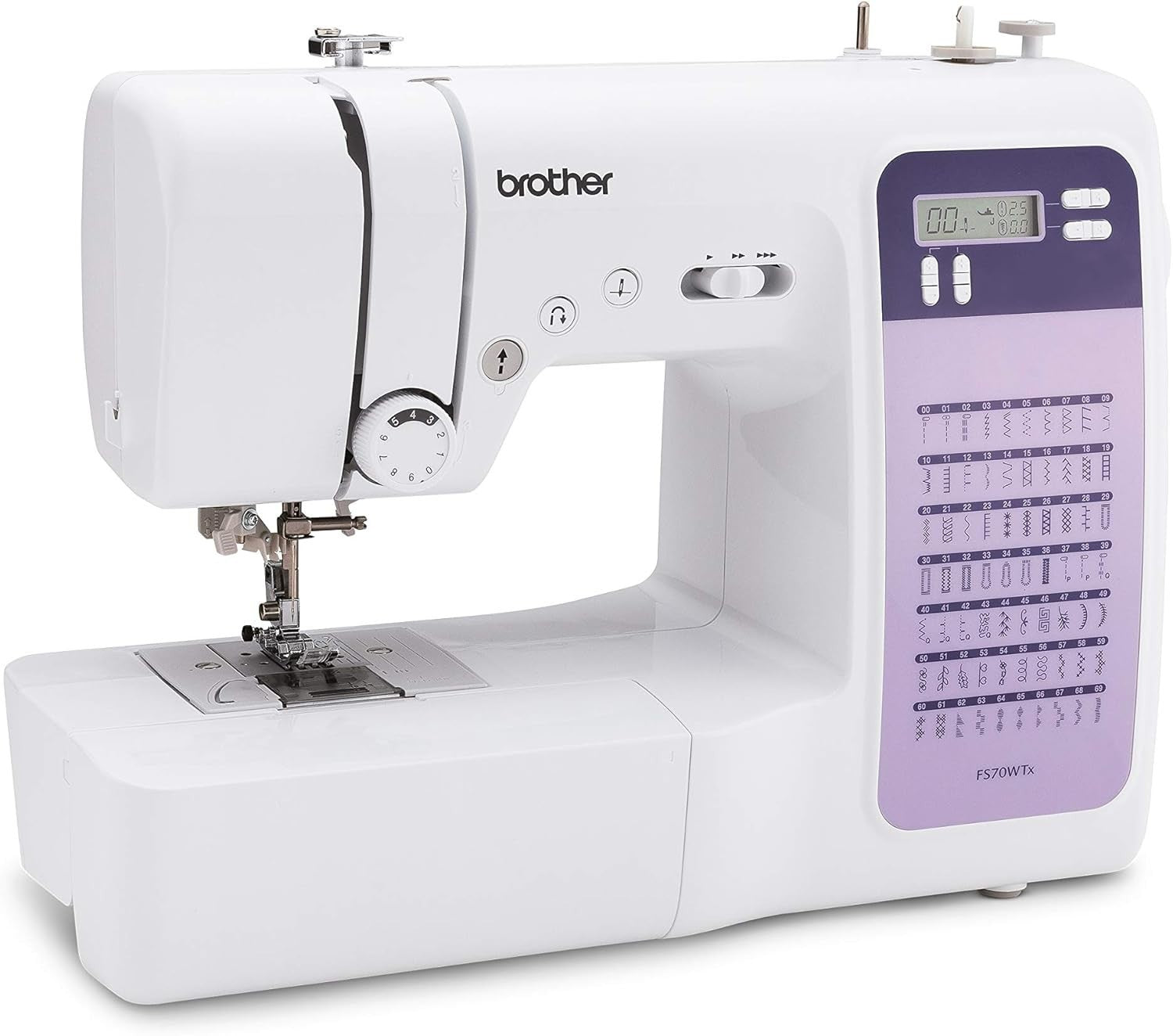 70 Stitch Computerised Sewing Machine Quilting Wide Table