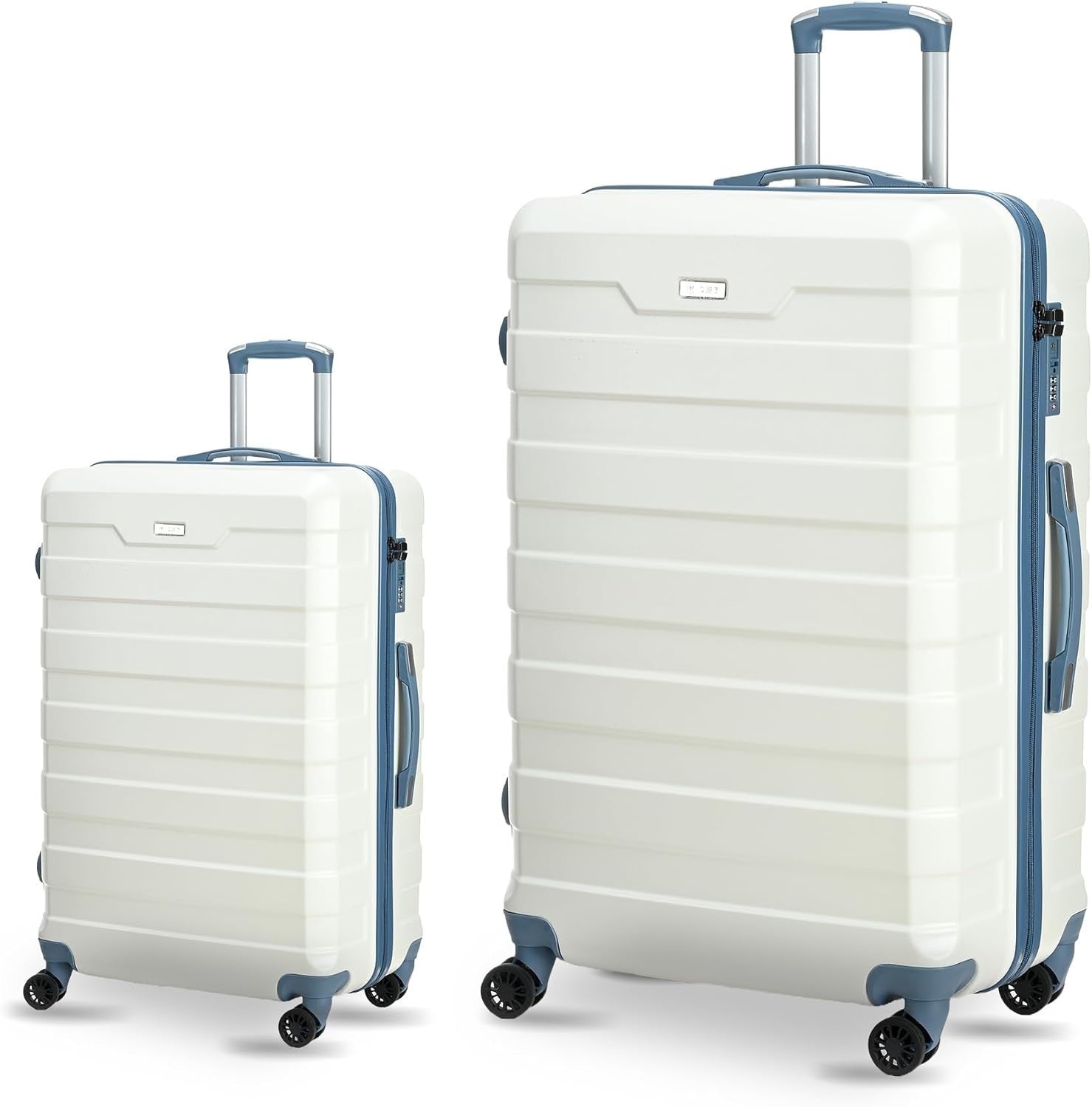 Cabin & Large Travel Luggage Set 20” 28” Lightweight Hard Shell TSA Spinner
