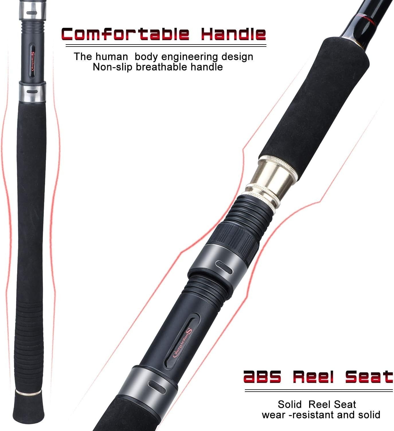 3m 5-Section Carbon Fiber Carp Rod | Portable Travel Spinning Fishing Gear