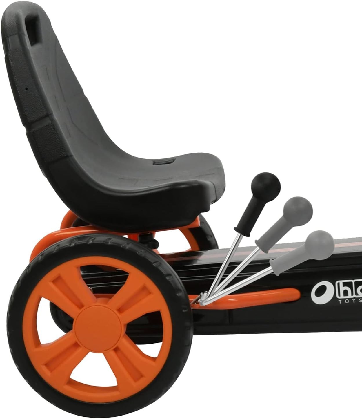 Kids Pedal Go Kart Ride On Racing Car EVA Tyres Handbrake Seat 50kg