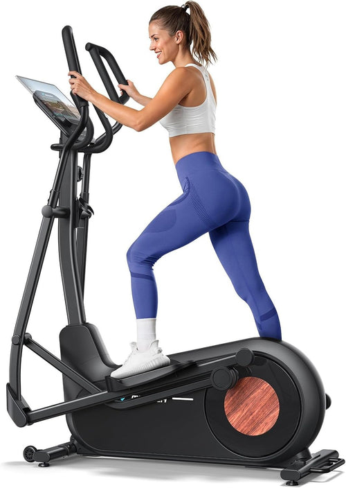 Ultra-Quiet Home Elliptical Trainer, 16-Level Magnetic Resistance