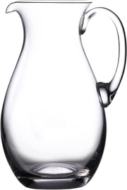 Luxury Crystal Water Pitcher 1.5L – Elegant Curved Jug with Easy Pour Spout