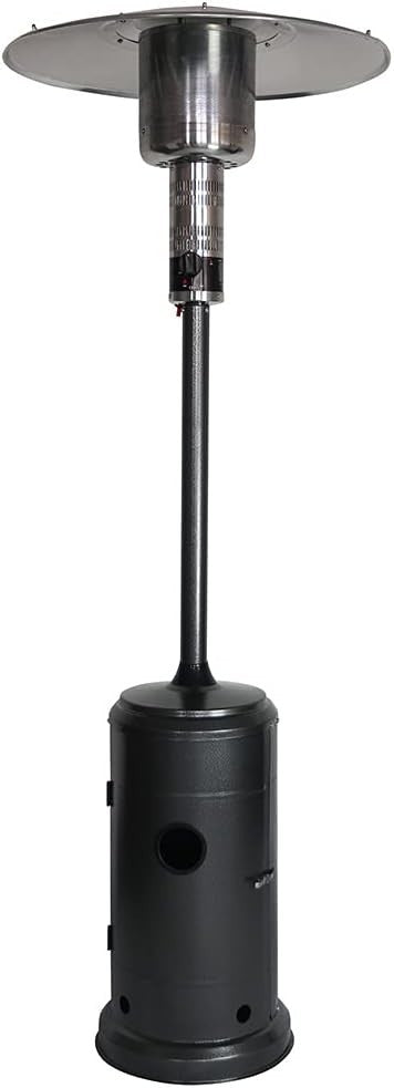 Outdoor Gas Patio Heater 12.5KW Floor Standing Stainless Steel Green Garden