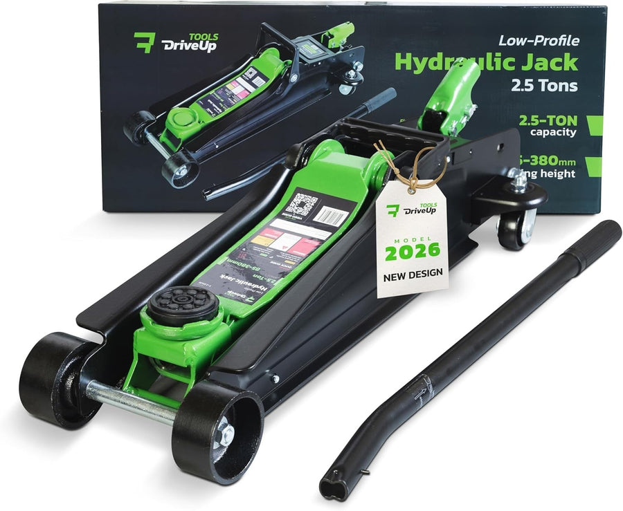 2.5 Ton Low Profile Hydraulic Trolley Jack 5500lbs Car SUV Lift Heavy Duty Steel