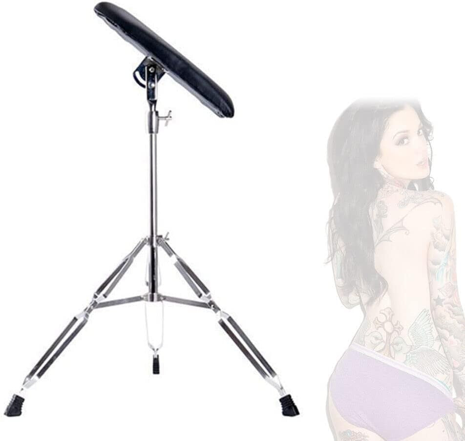 Tattoo Armrest Stand Adjustable Tripod Arm Leg Rest Portable Studio Support