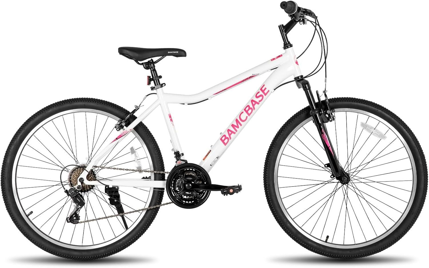 26 Inch Mountain Bike 21-Speed High Carbon Steel Frame MTB with Suspension