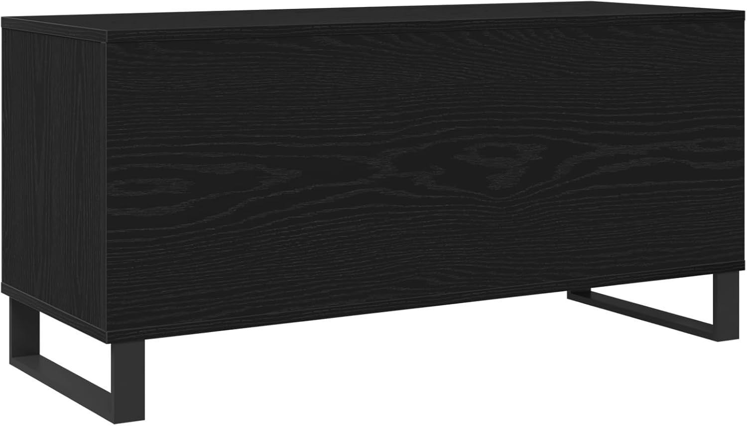 Black Oak Media Storage Cabinet – DVD Organizer & TV Console, Durable