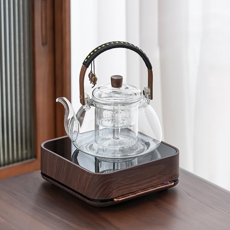 950ml Japanese Style Glass Teapot with Infuser Stovetop Safe Tea Pot