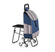 Lightweight Folding Stair Climber Shopping Cart Portable Trolley with Bag
