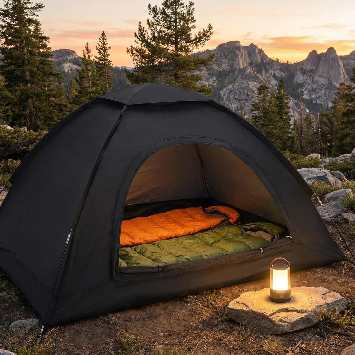 2 Man Pop Up Camping Tent Waterproof Lightweight Instant