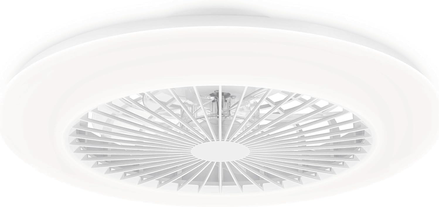Philips LED Ceiling Fan, 25W, Remote Control, SceneSwitch, Modern White