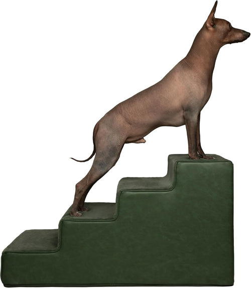 5‑Step Extra‑Wide Non‑Slip Foam Dog & Cat Stairs 35 Foam Density 35″ Ramp