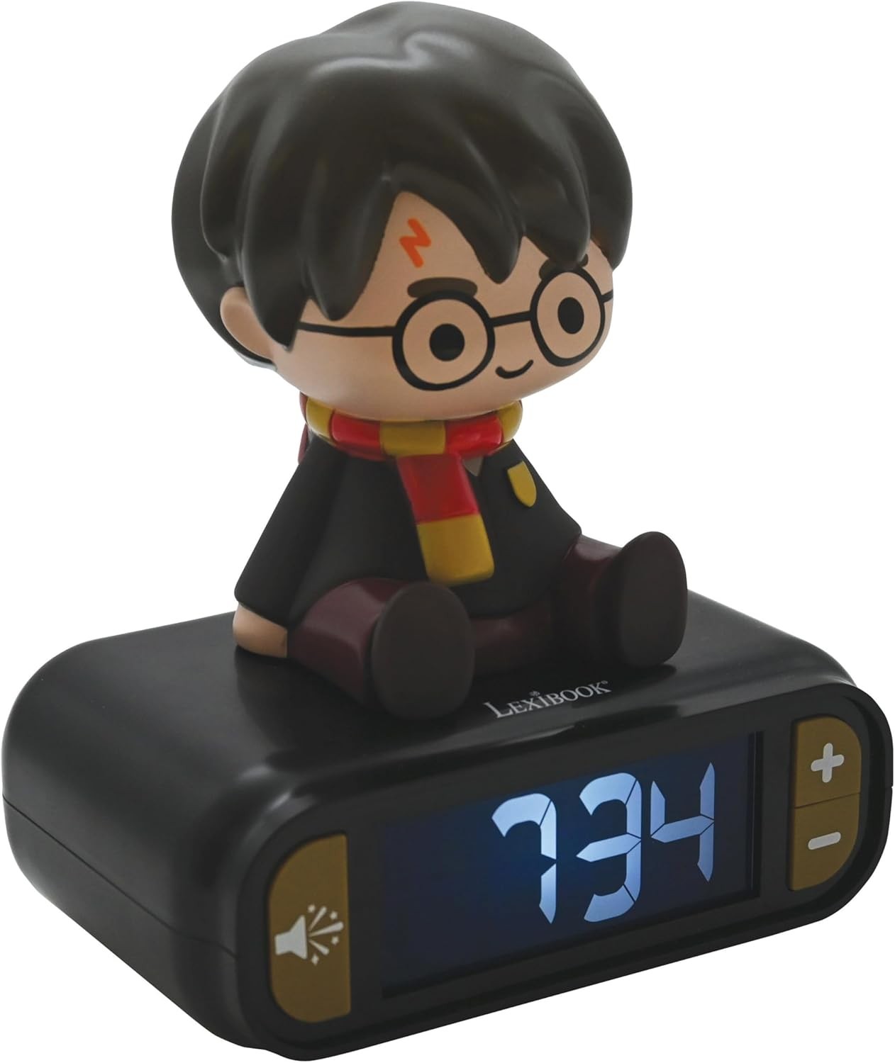 Kids Alarm Clock Night LED Display Snooze Sounds Bedroom Gift