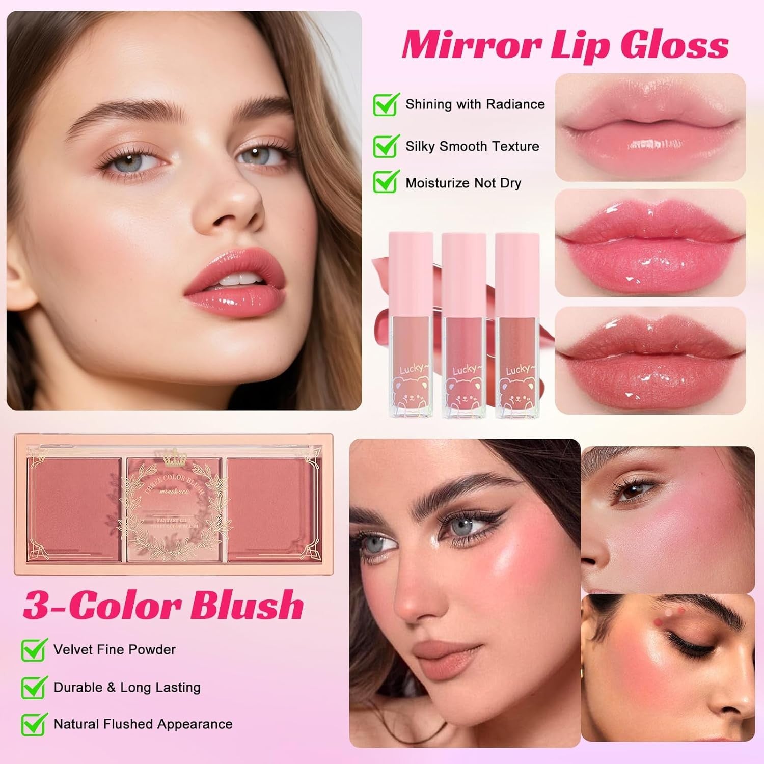 All in One Makeup Kit for Women Full Face Starter