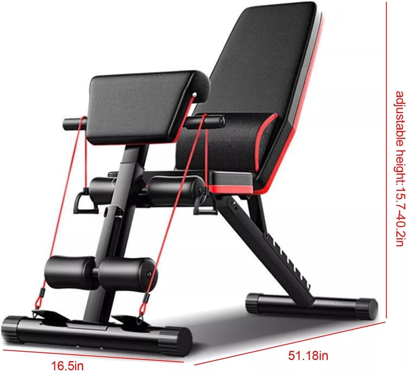 Foldable Adjustable Weight Bench 7-Position Home Gym Training Bench