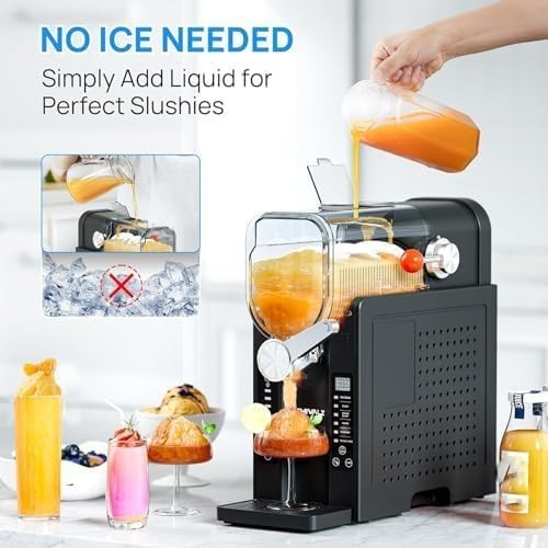 Home Slushie Machine Frozen Drink Maker Soft Serve Ice Cream Presets