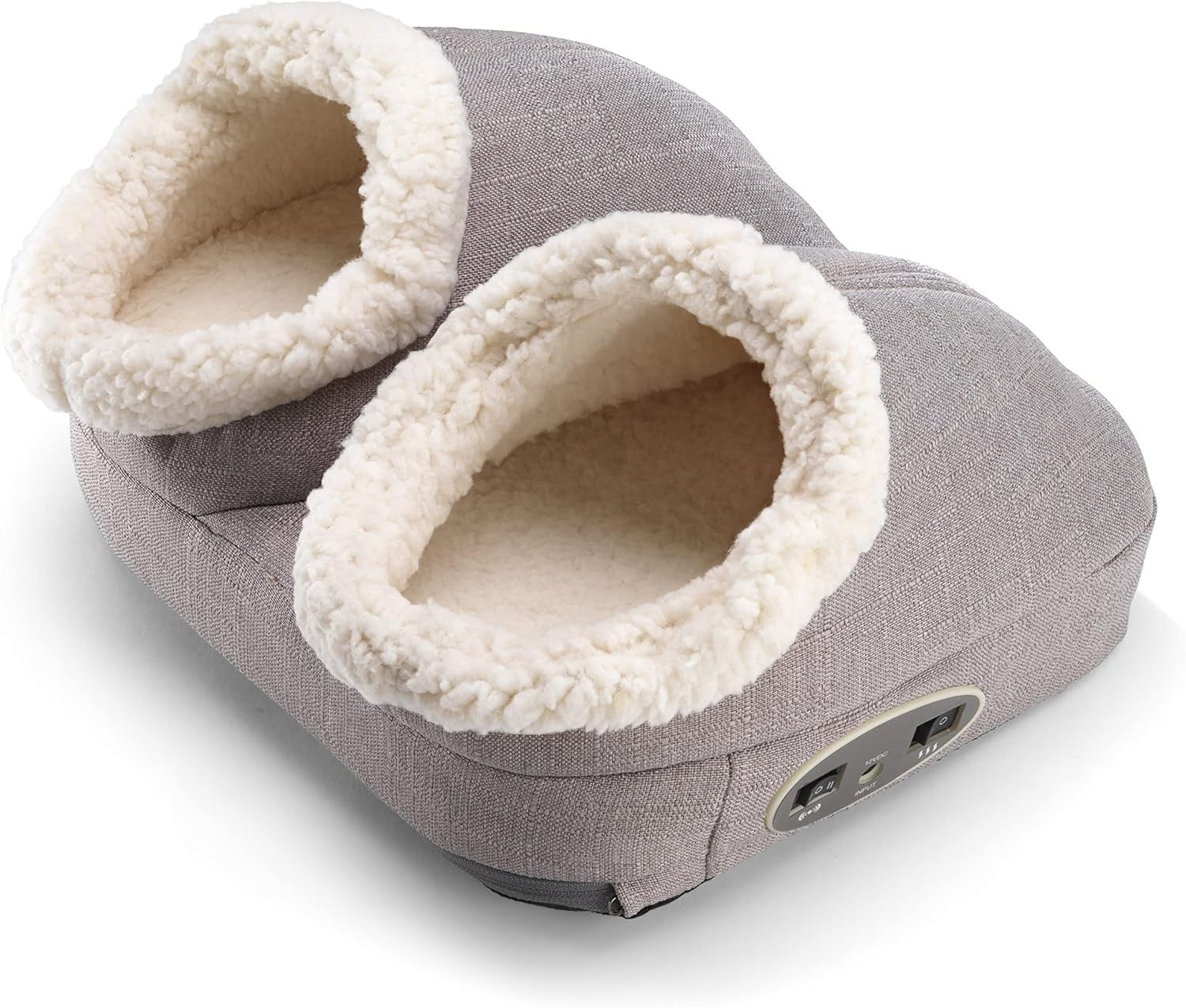 Heated Vibrating Foot Massager Dual Intensity Gentle Warming Relief