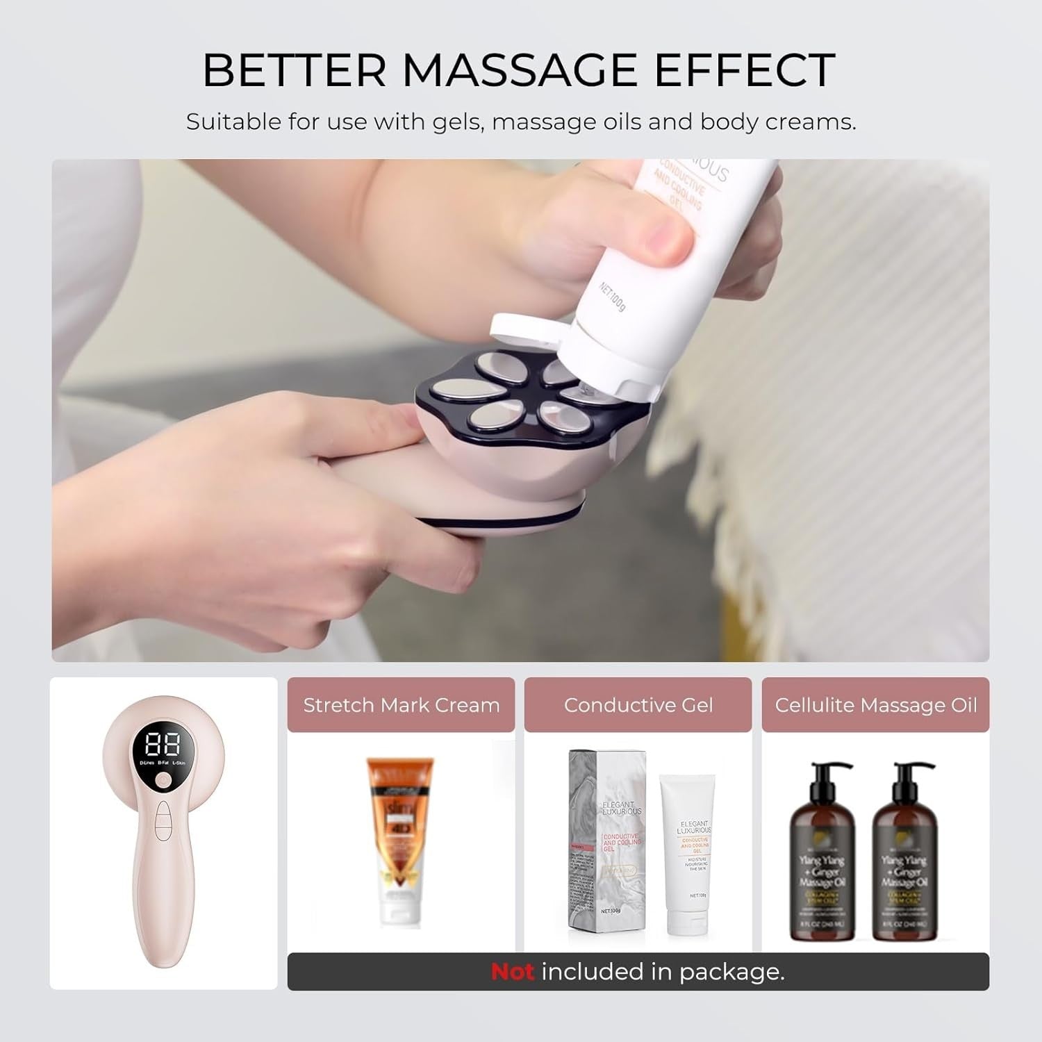 Cellulite Remover EMS Massager Body Sculpt Skin Tighten Slimming Device