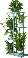 4 Tier Green Metal Plant Stand Indoor Outdoor Flower Pot Display Shelf