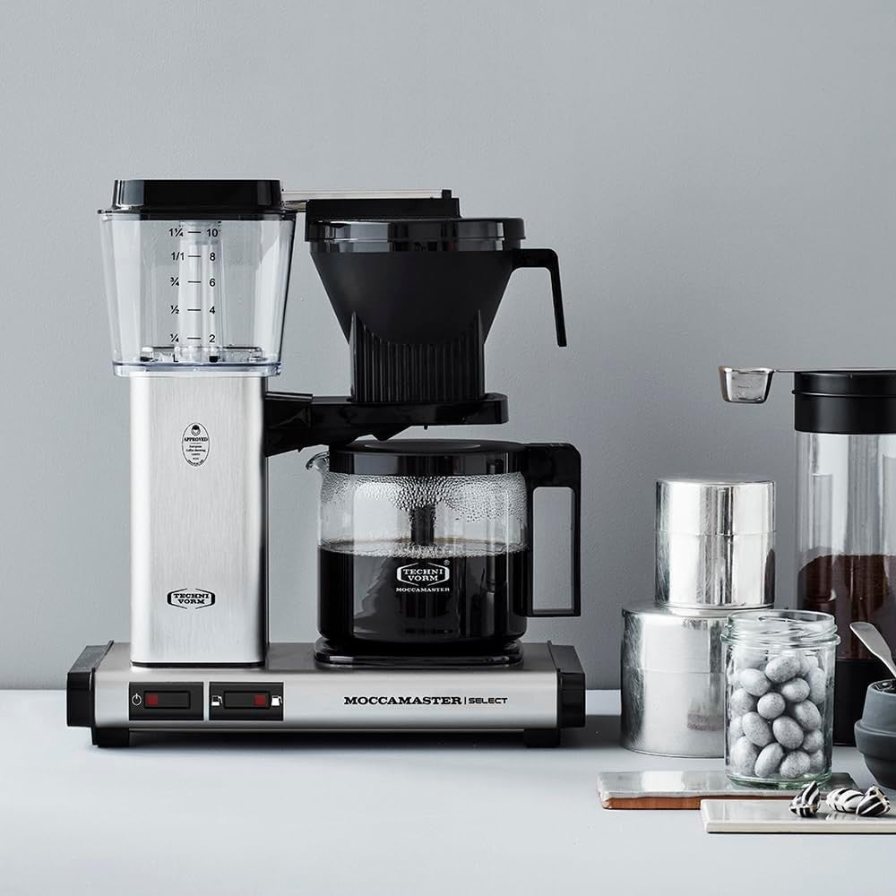 Premium Filter Coffee Machine 1.25L | Fast Brew Drip Maker with Jug & UK Plug