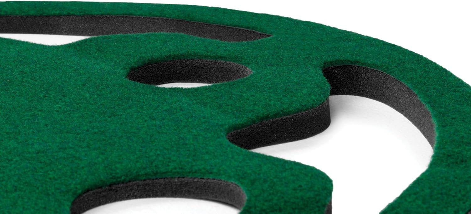 Indoor Golf Putting Green 3x9ft Training Mat Ball Return Cup Practice