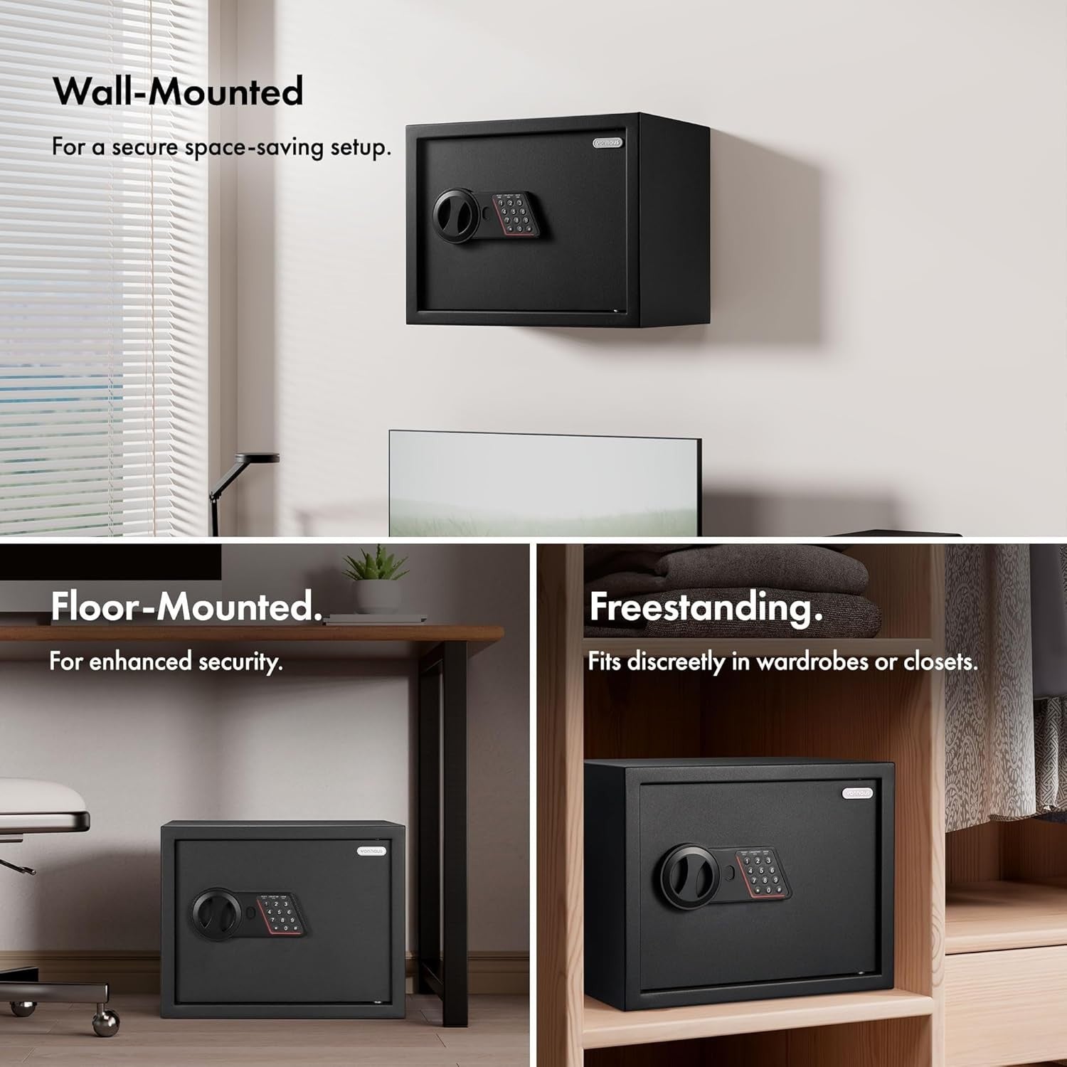 27L Digital Safe Box Electronic Keypad Cash Jewelry Security Safe