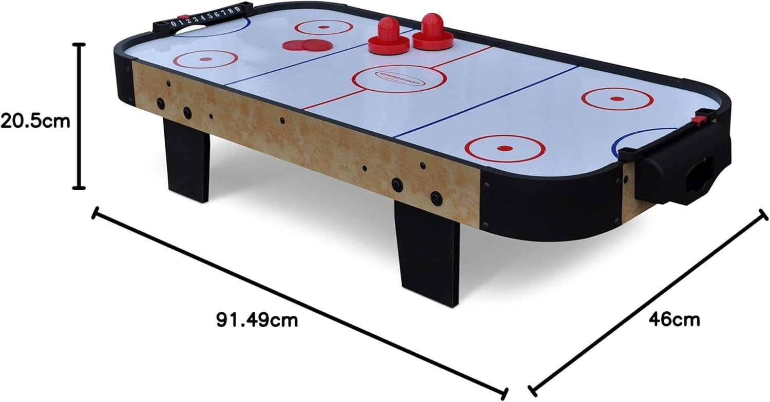 3FT Tabletop Air Hockey Game Battery Powered Portable Arcade Fun