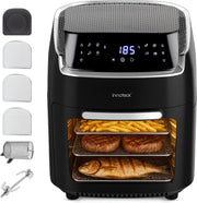 12L Digital Air Fryer Oven with Rotisserie | 8 Presets | Large Family Size