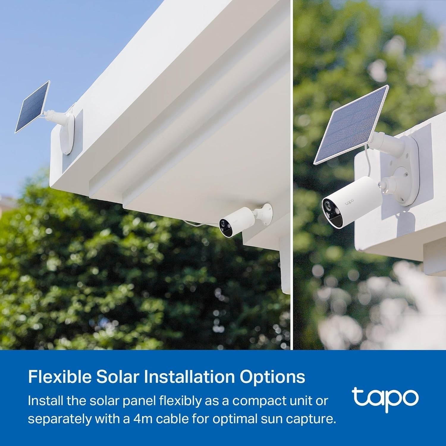 2K Solar Security Camera Outdoor Wireless Color Night Vision IP65