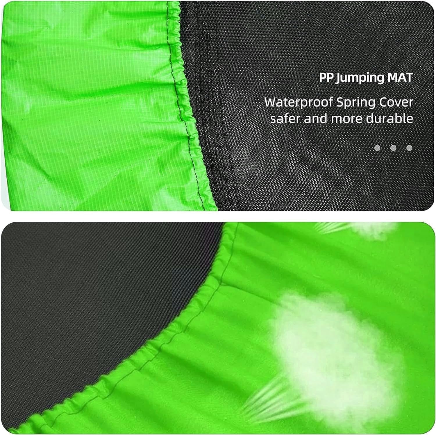 40” Foldable Fitness Rebounder Trampoline Quiet Indoor Outdoor Exercise